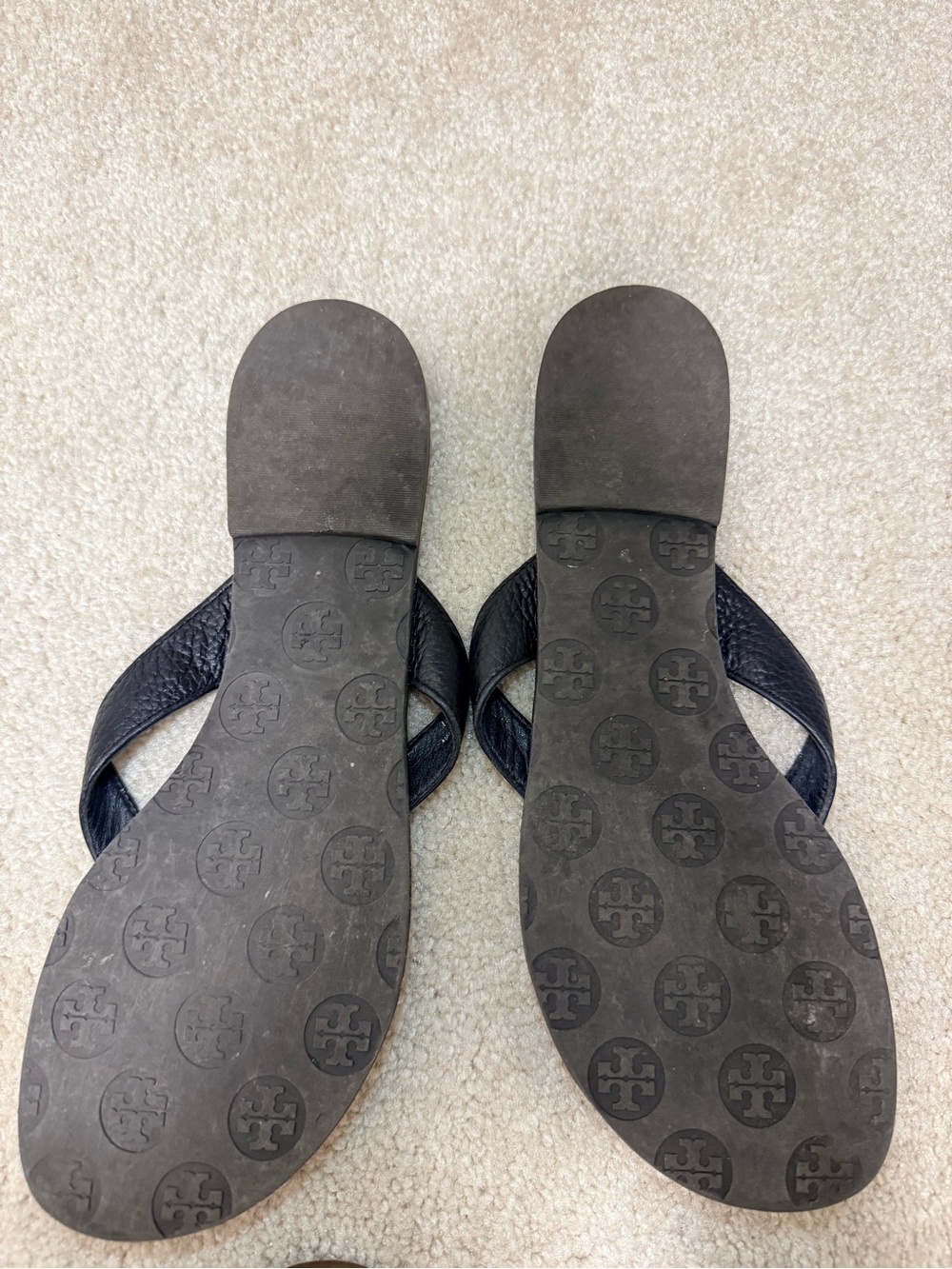 Tory Burch Thong Sandals 4 Pack - Black, Tan, Cork and Snake - Picture 3 of 9